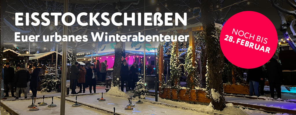 Eisstockschiessen beim Winterfest am Nockherberg